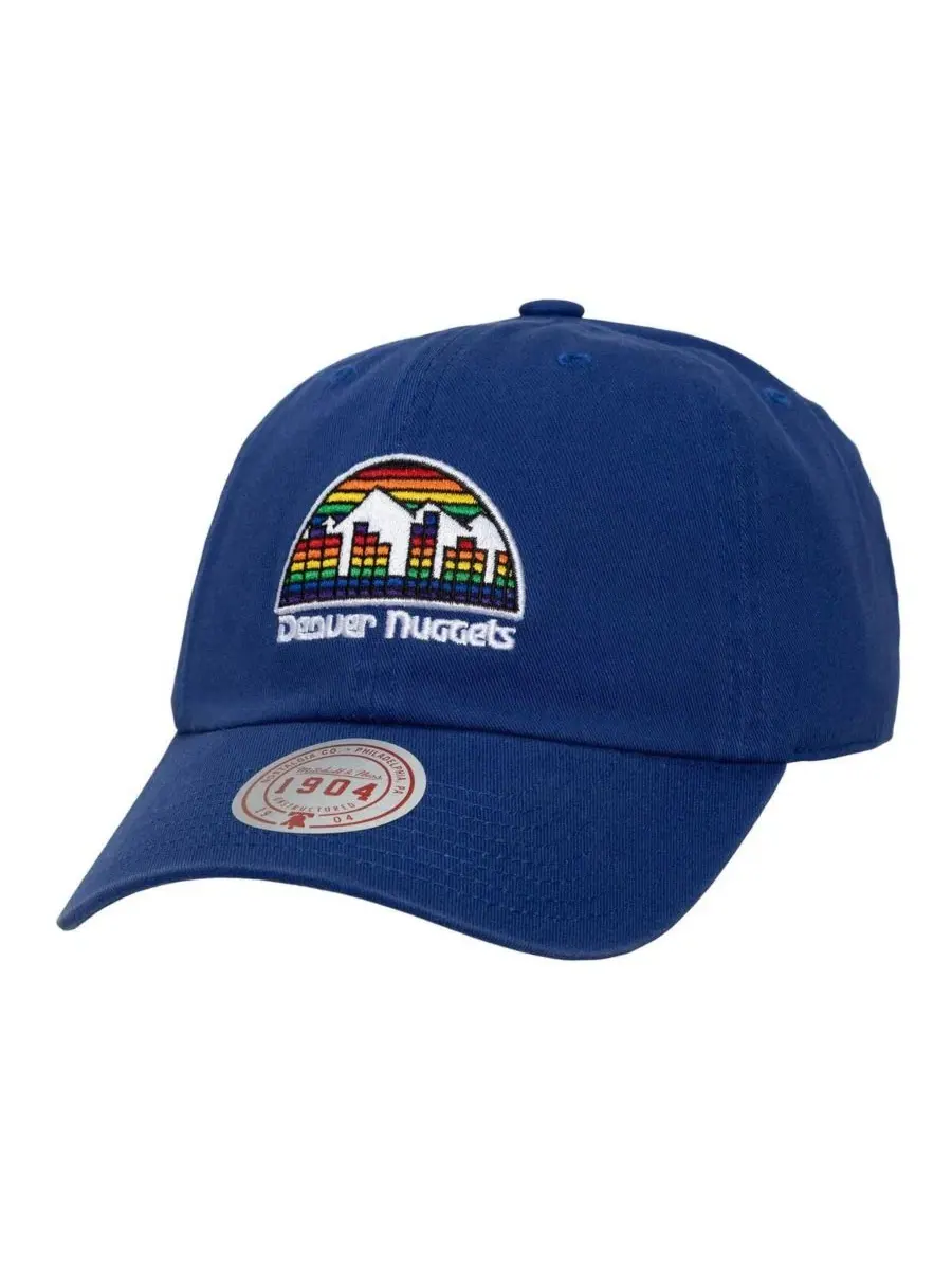 Кепка с вышитым логотипом Denver Nuggets Mitchell & Ness