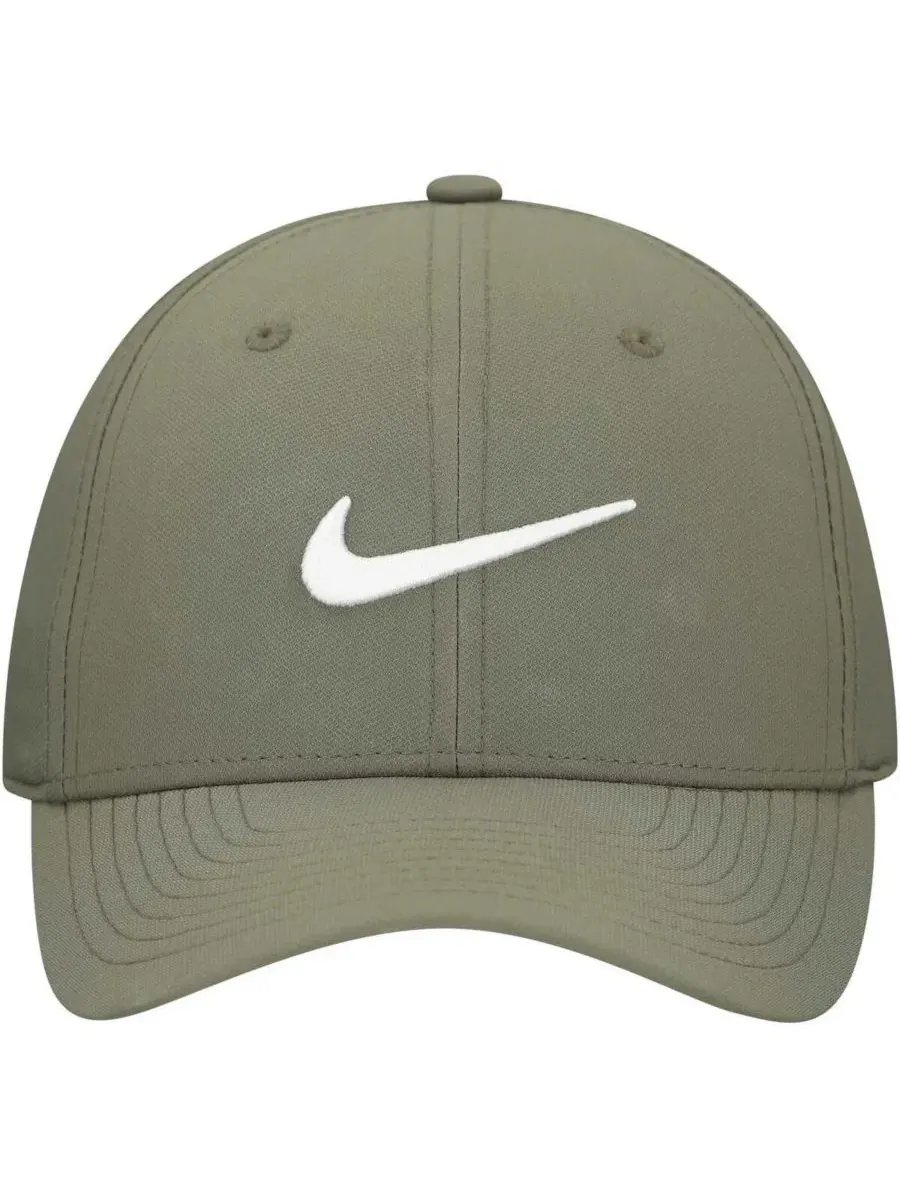 Кепка с вышивкой WM Phoenix Open Performance Swoosh Club Nike — изображение 2 из 4, оливковый