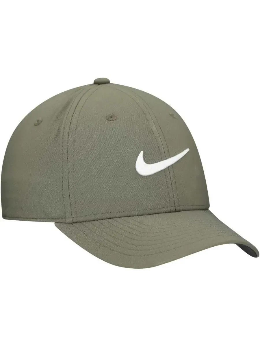 Кепка с вышивкой WM Phoenix Open Performance Swoosh Club Nike — изображение 3 из 4, оливковый