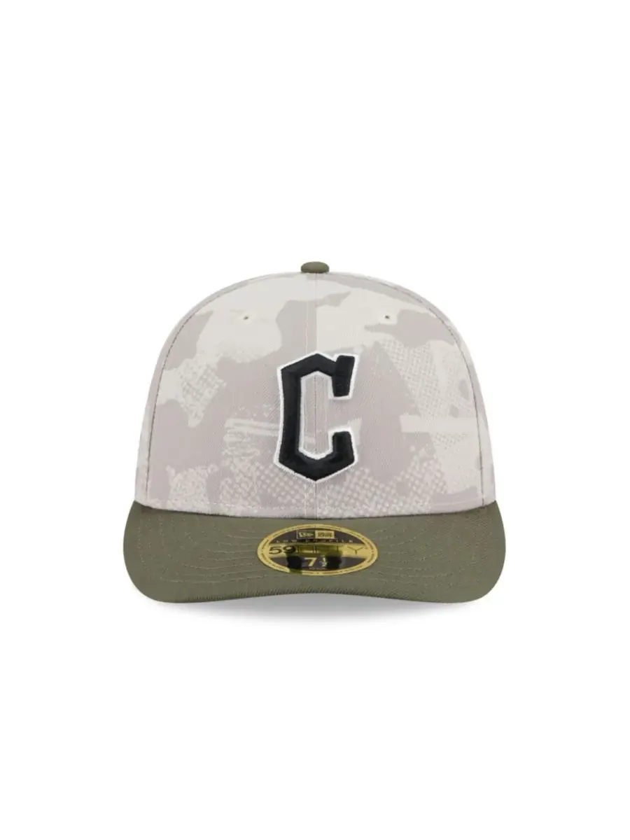 New Era Мужская кепка Cleveland Guardians 2025 Armed Forces Day Low Profile 59FIFTY — изображение 3 из 7