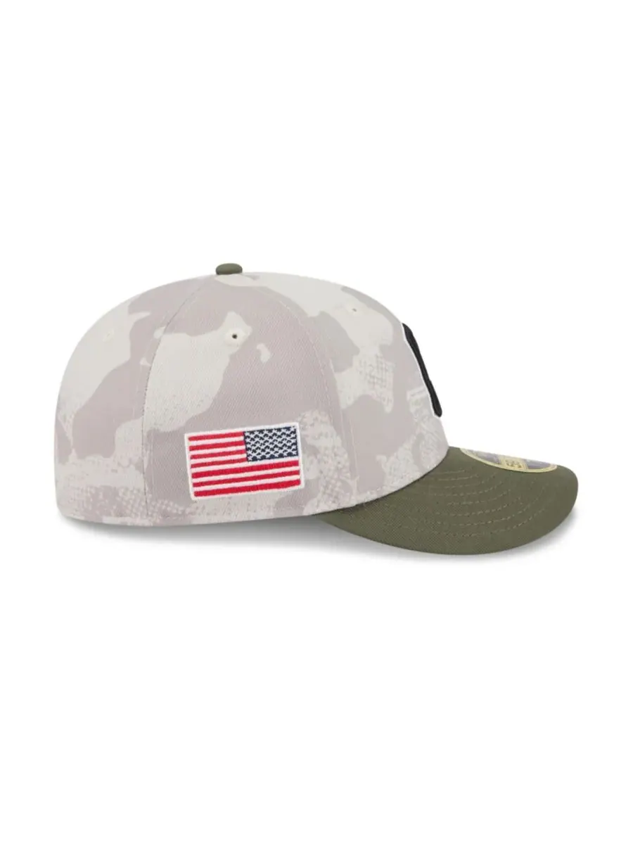 New Era Мужская кепка Cleveland Guardians 2025 Armed Forces Day Low Profile 59FIFTY — изображение 6 из 7