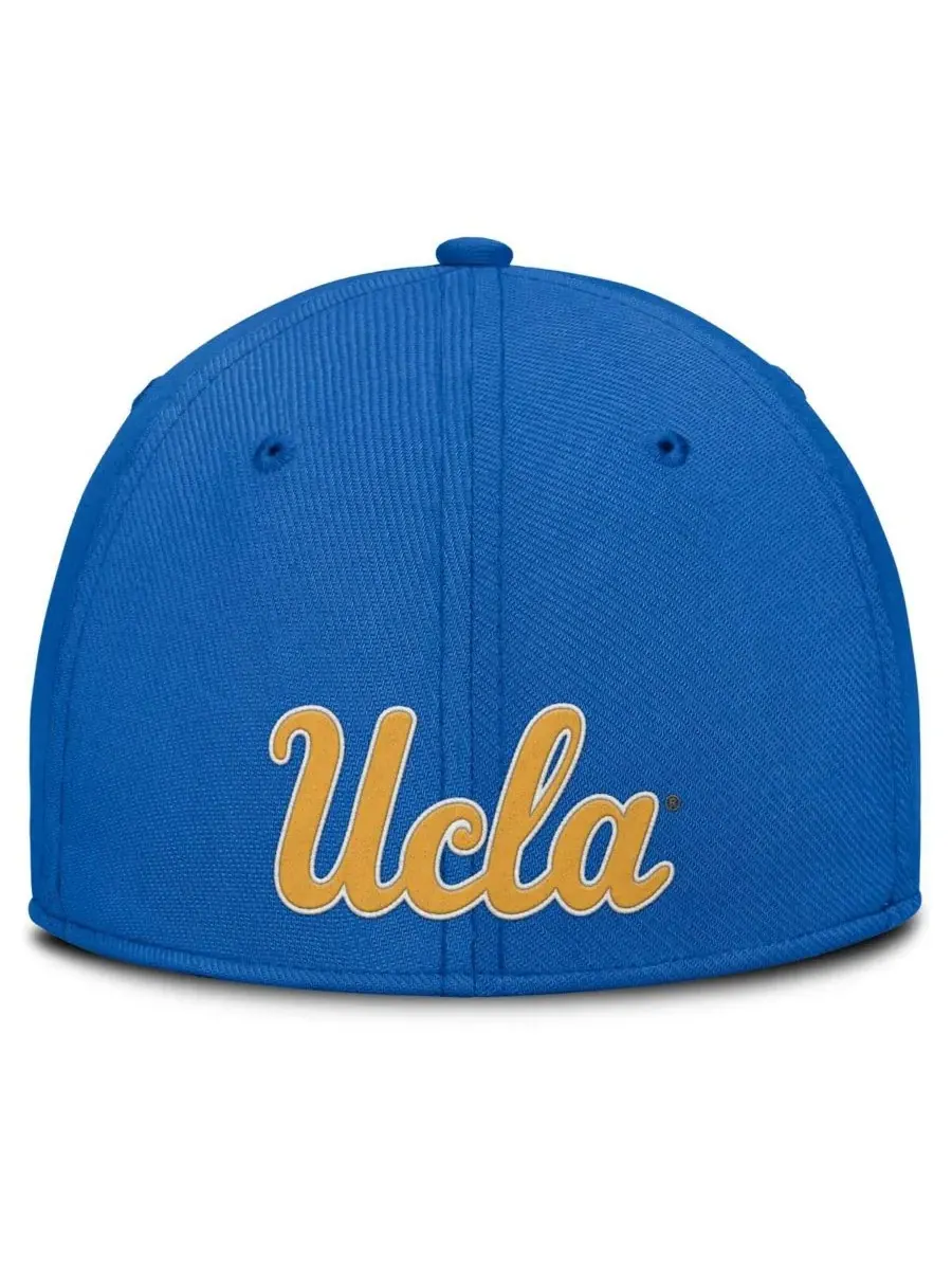 Jordan Мужская синяя кепка UCLA Bruins Local Swoosh Flex Hat — изображение 2 из 4, синий