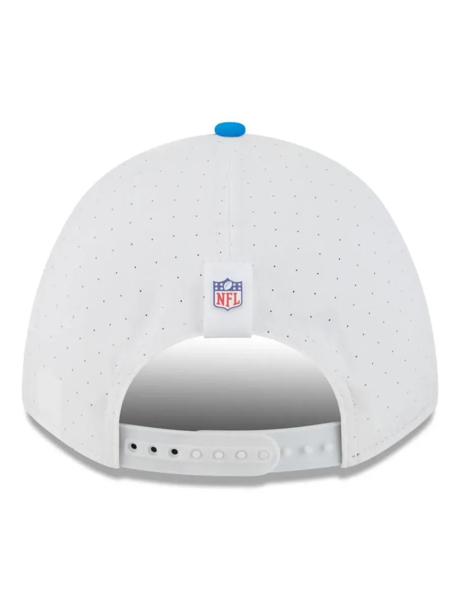 New Era Мужская бело-синяя регулируемая кепка Detroit Lions 2025 NFL Training Camp A-Frame 9FORTY — изображение 3 из 4
