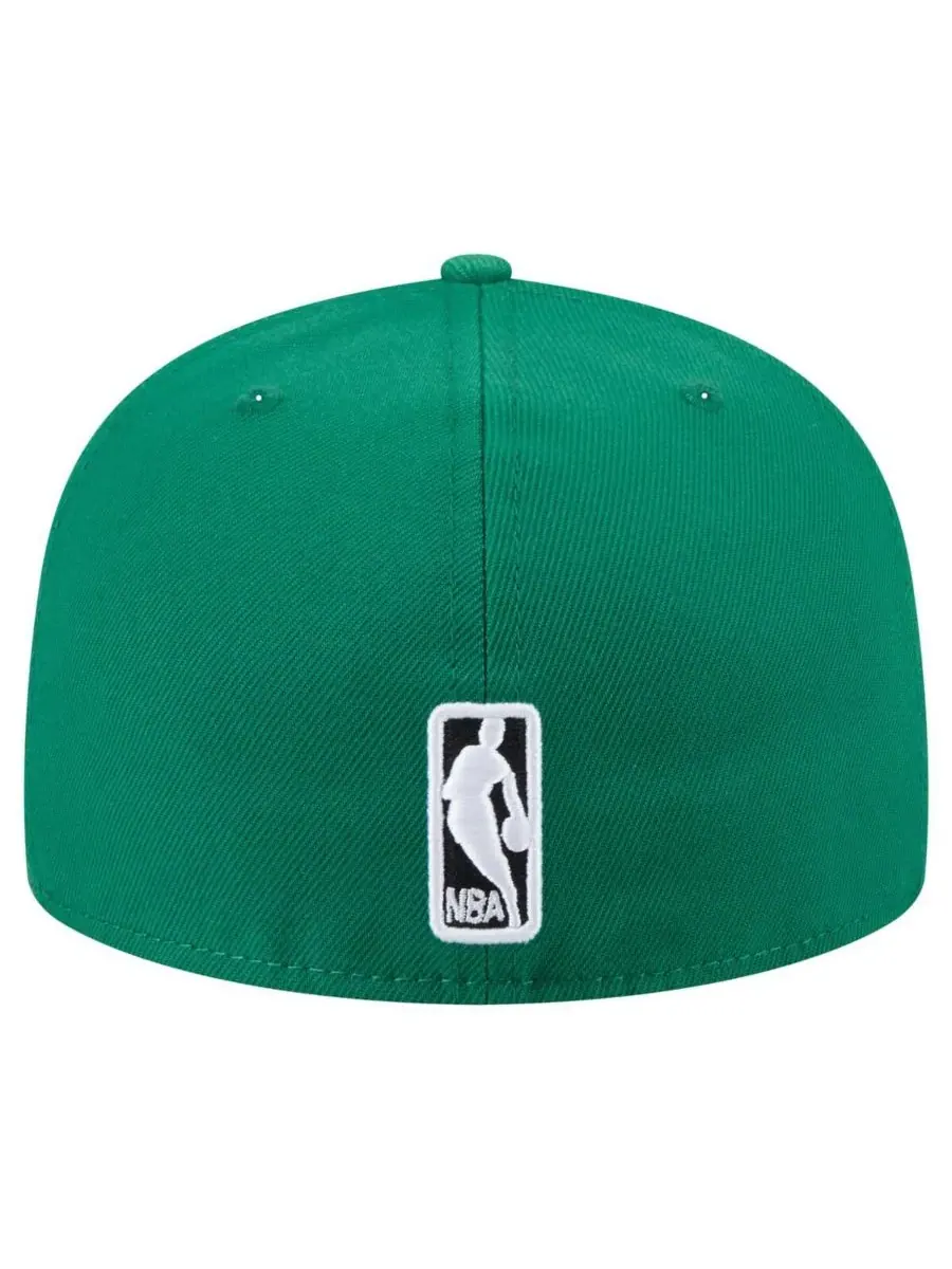 New Era Мужская бейсболка 59FIFTY ярко-зеленого цвета с винтажным вымпелом команды Boston Celtics — изображение 3 из 5