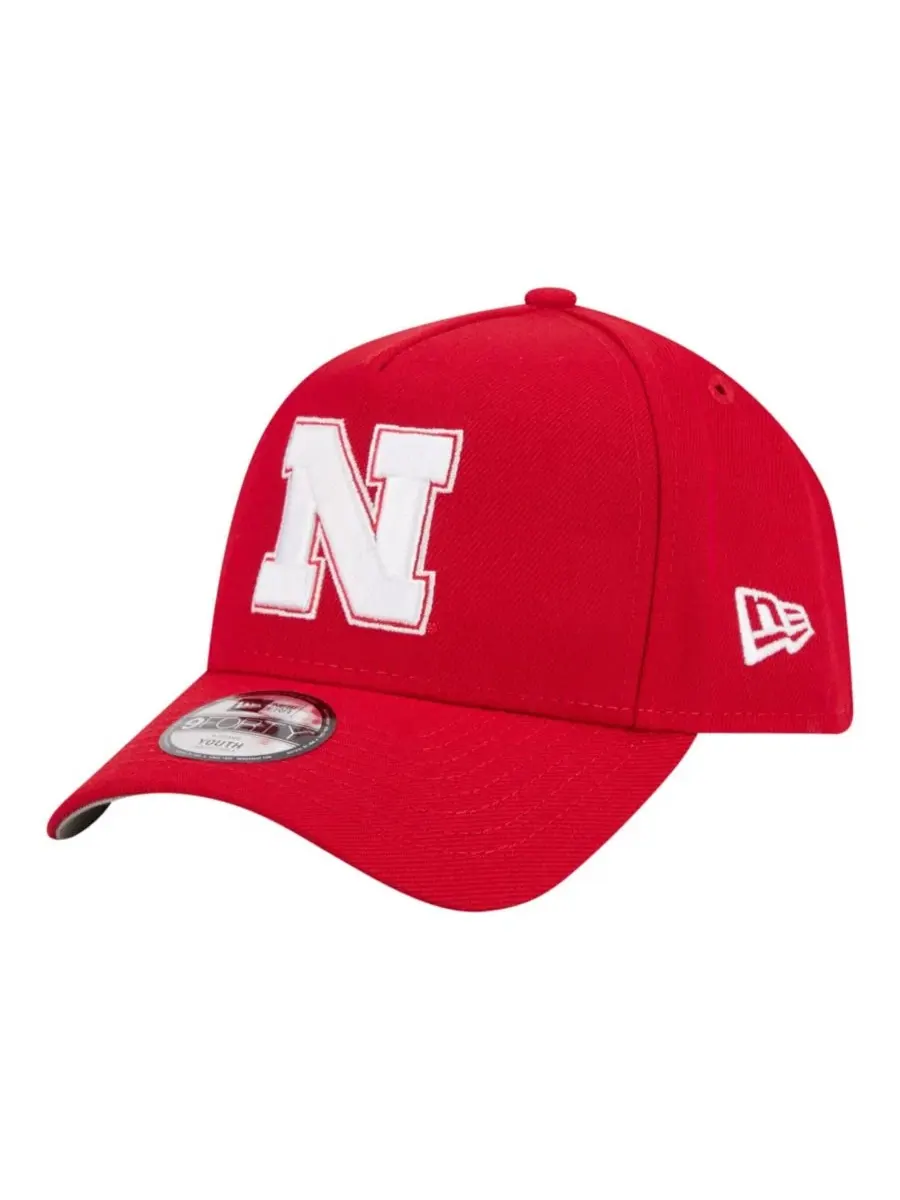 Бейсболка New Era 9FORTY A-Frame с вышивкой Nebraska Huskers