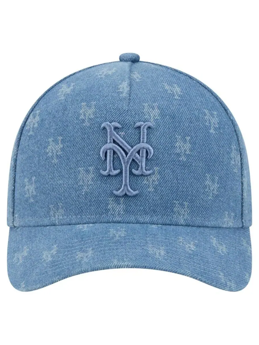 Кепка New Era A-Frame 9FORTY New Era — изображение 2 из 5, джинсовый синий