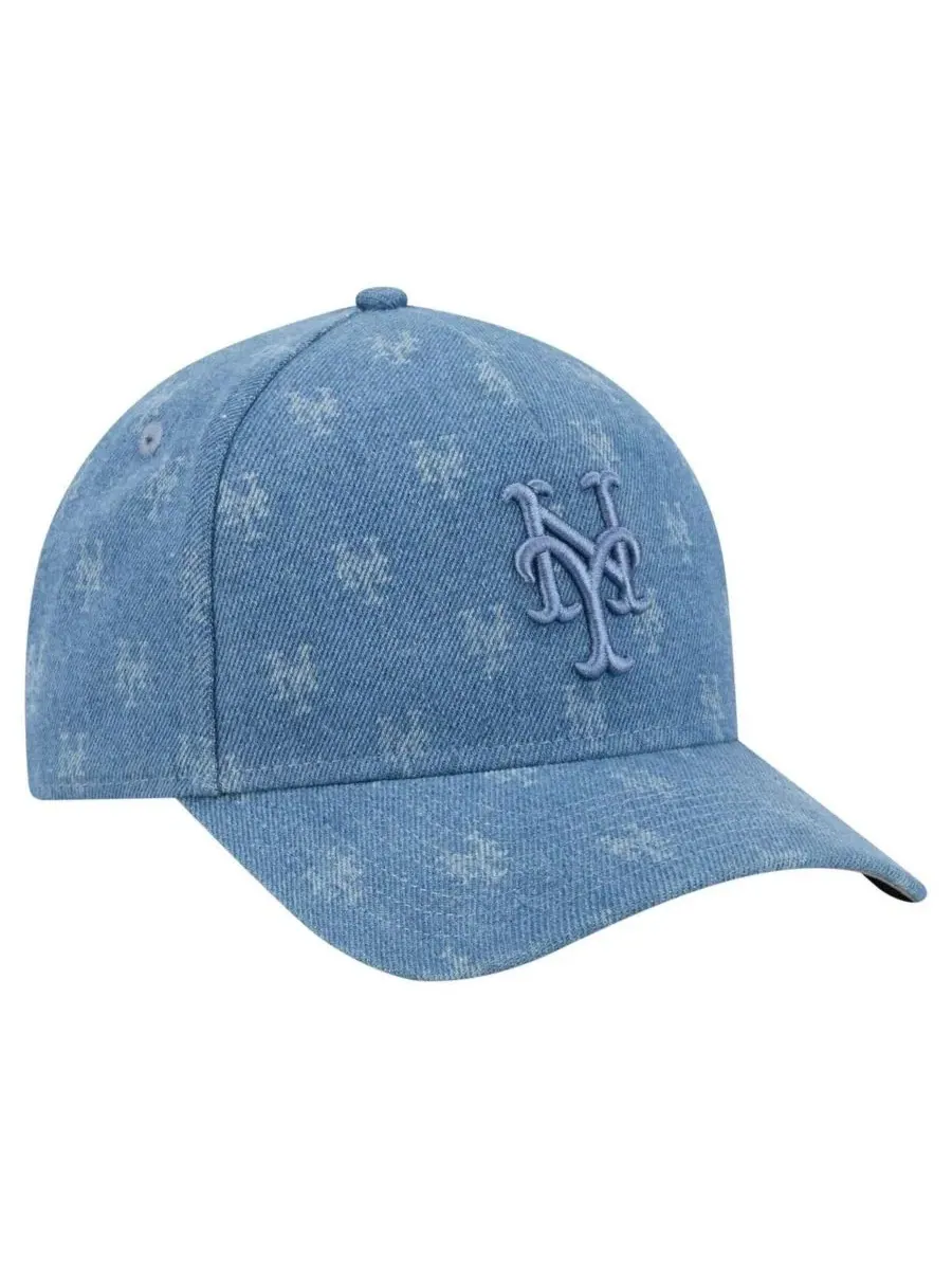 Кепка New Era A-Frame 9FORTY New Era — изображение 3 из 5, джинсовый синий