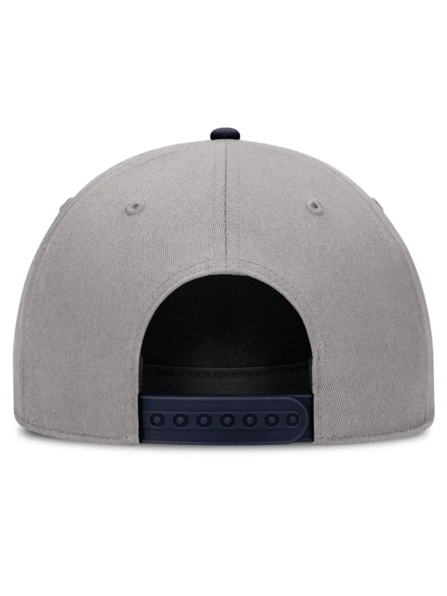 Бейсболка Nike Primetime Rise Rope Adjustable Hat — изображение 4 из 5, серый темно-синий