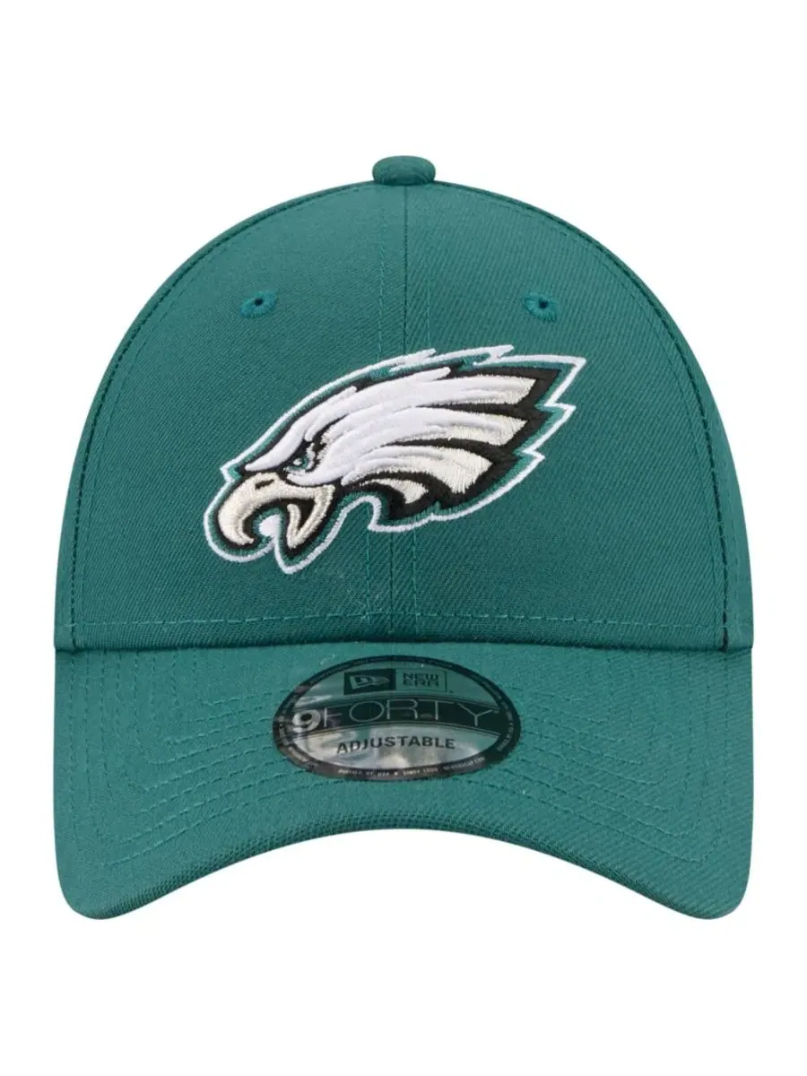 Кепка 9FORTY Philadelphia Eagles с вышитым логотипом New Era — изображение 5 из 5, зеленый