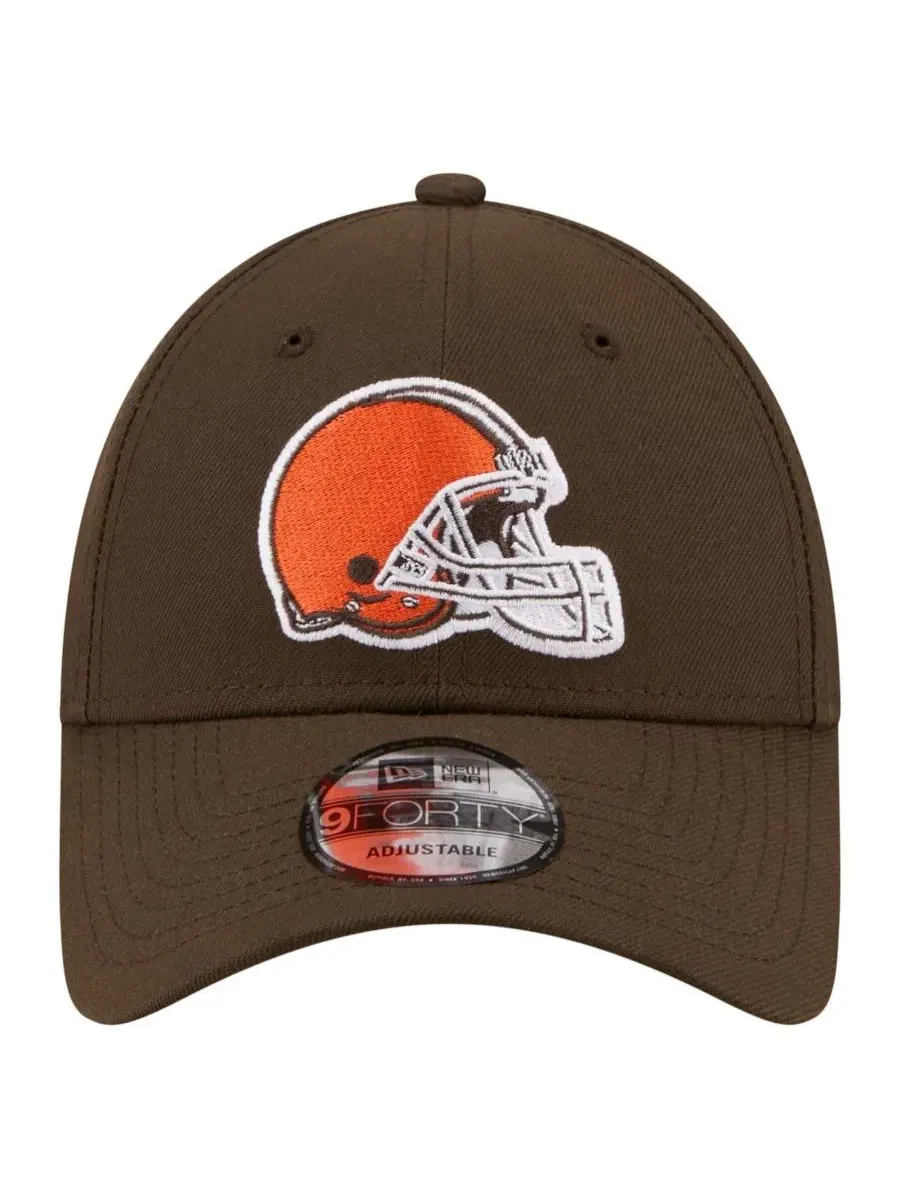 Кепка с вышитым логотипом Cleveland Browns New Era — изображение 5 из 5, коричневый