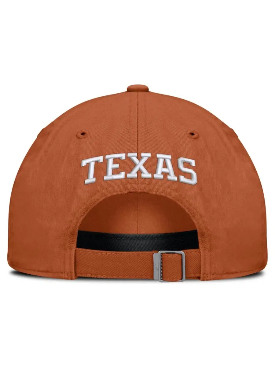 Кепка Nike Texas Longhorns 2026 Sideline Club Adjustable — изображение 2 из 4, оранжевый