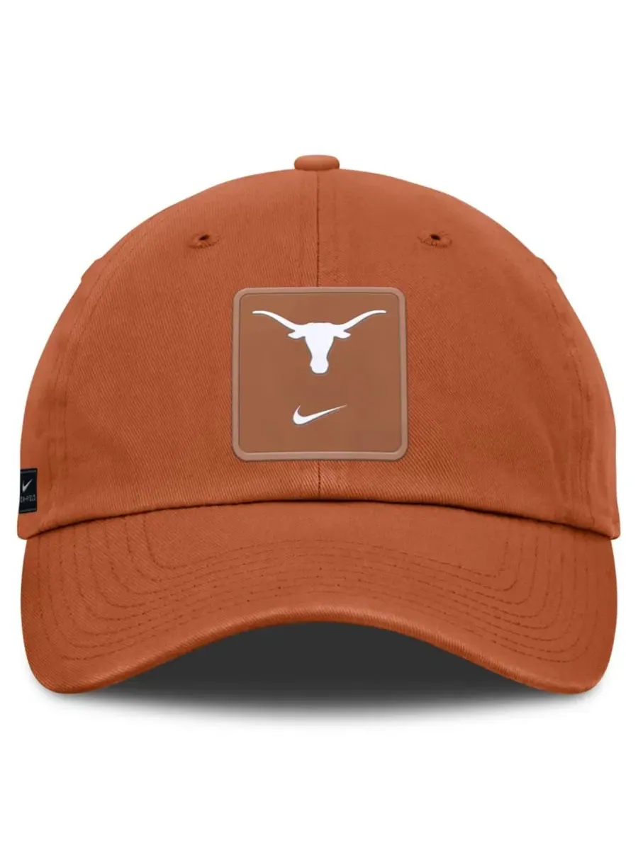 Кепка Nike Texas Longhorns 2026 Sideline Club Adjustable — изображение 4 из 4, оранжевый