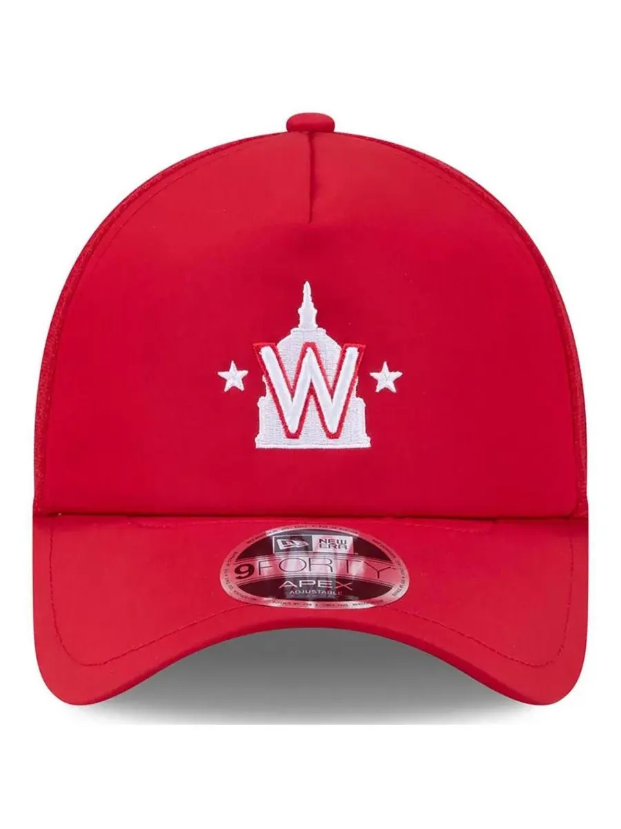 Кепка New Era с вышитым логотипом Washington Nationals — изображение 4 из 4, красный