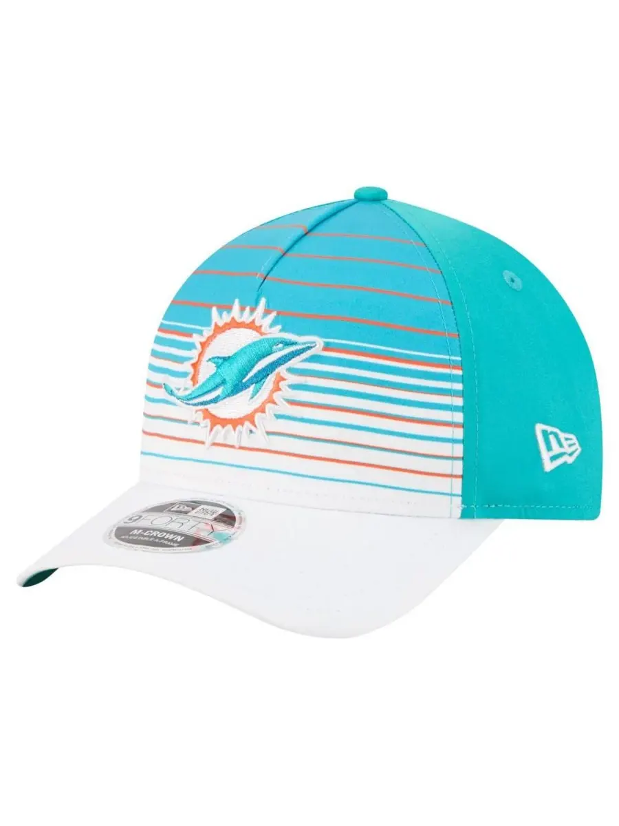 New Era Мужская кепка Miami Dolphins Adventure Gradient 9FORTY M-Crown A-Frame с регулируемой