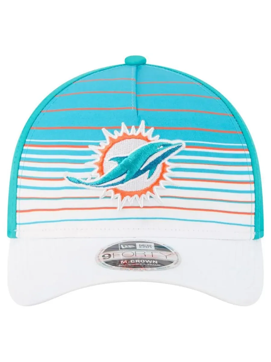 New Era Мужская кепка Miami Dolphins Adventure Gradient 9FORTY M-Crown A-Frame с регулируемой — изображение 2 из 4