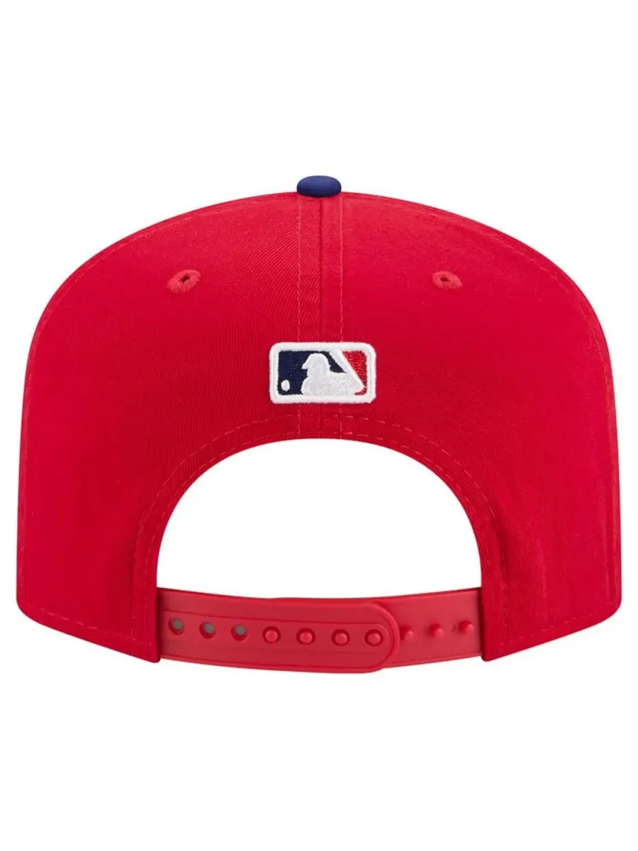 New Era Мужская красная регулируемая бейсболка Philadelphia Phillies Team 19TWENTY — изображение 2 из 4, красный