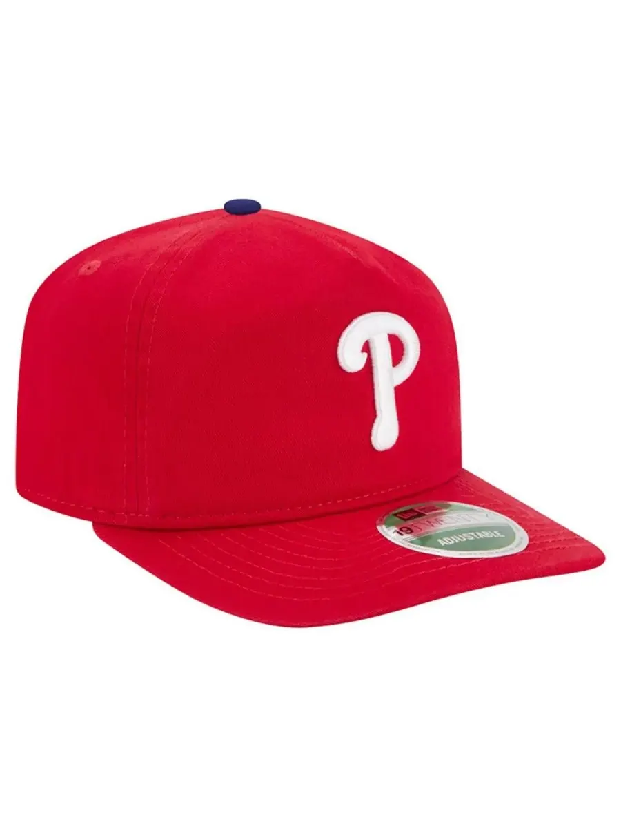 New Era Мужская красная регулируемая бейсболка Philadelphia Phillies Team 19TWENTY — изображение 3 из 4, красный