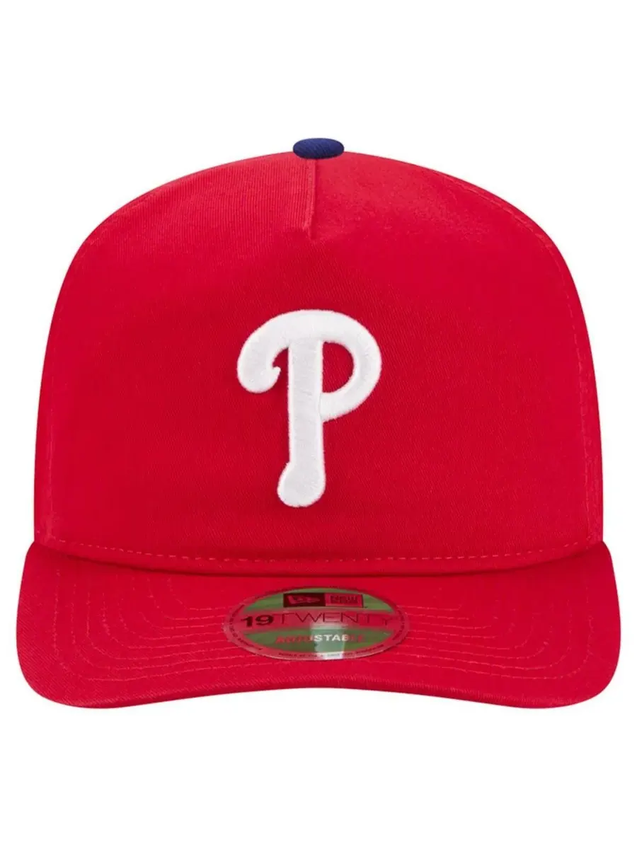 New Era Мужская красная регулируемая бейсболка Philadelphia Phillies Team 19TWENTY — изображение 4 из 4, красный