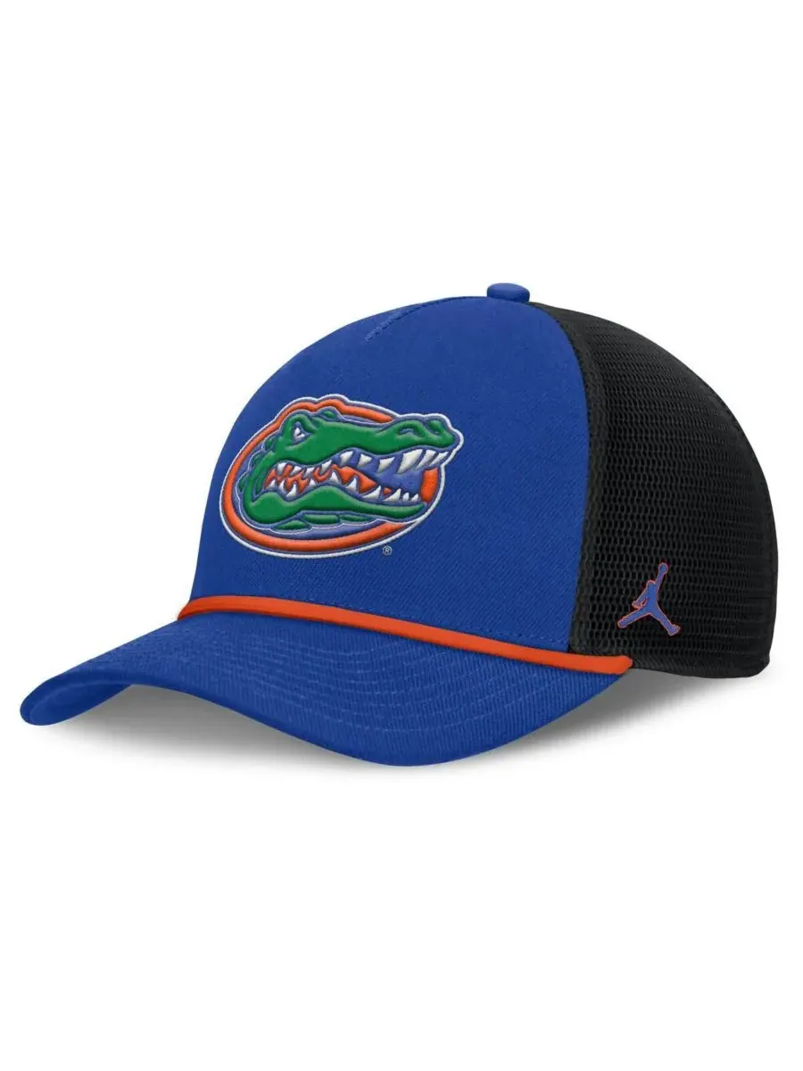 Мужская регулируемая кепка-тракер Royal Florida Gators Rise Primetime Jordan
