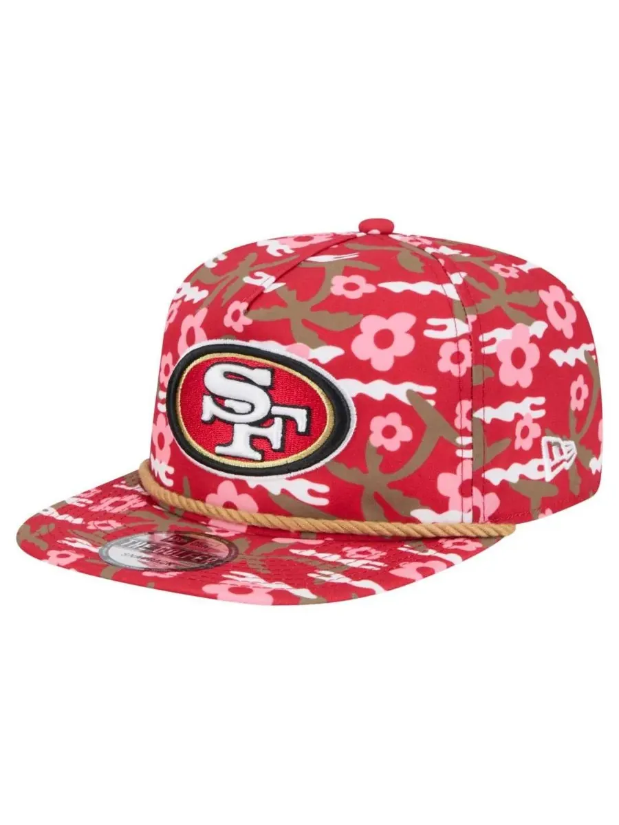 Мужская алая кепка-бейсболка San Francisco 49ers Wakey Golfer Snapback New Era