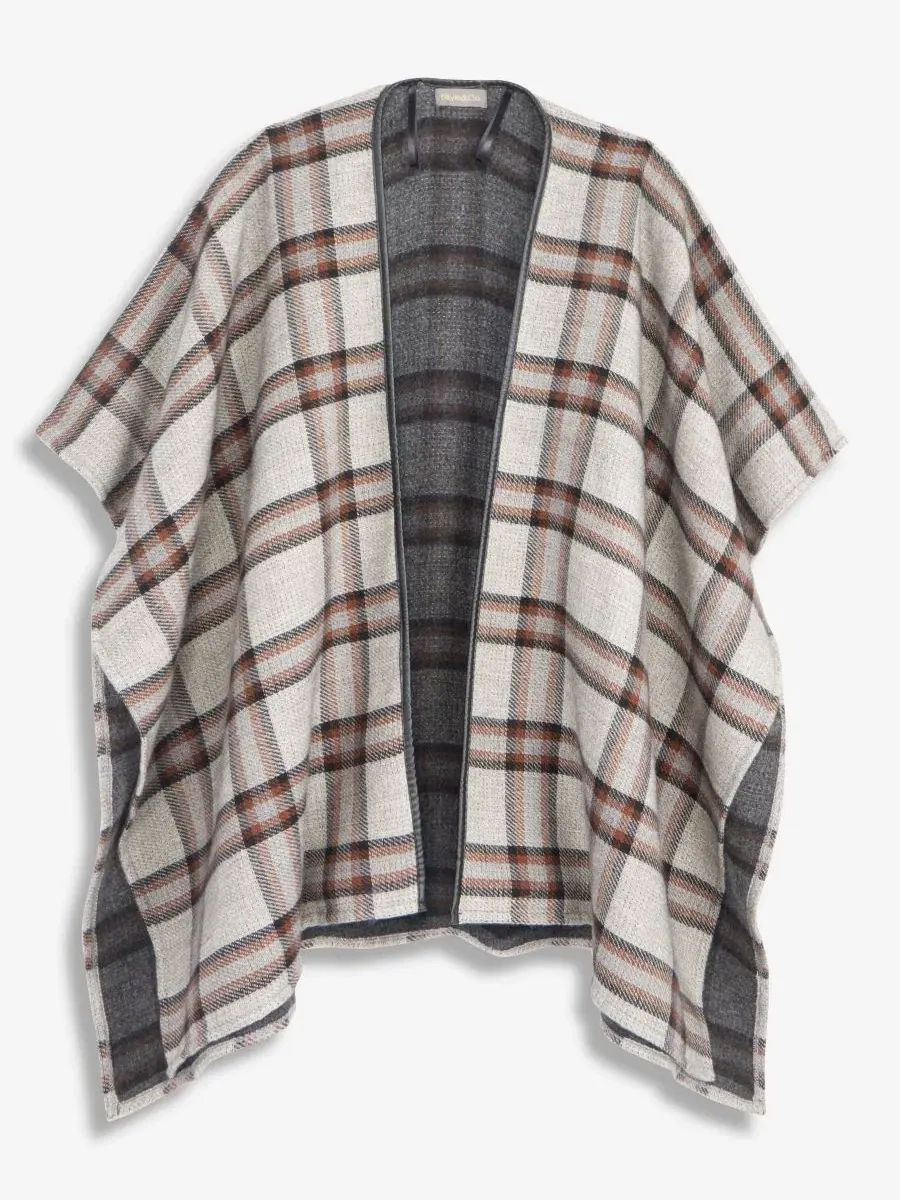 Плед-накидка Grid Plaid Topper Style & Co