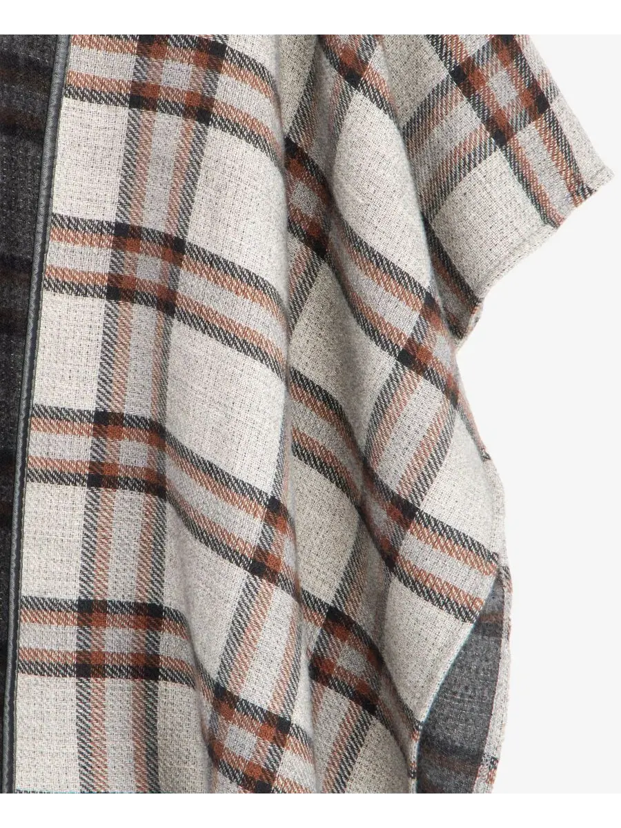 Плед-накидка Grid Plaid Topper Style & Co — изображение 3 из 3, слоновая кость
