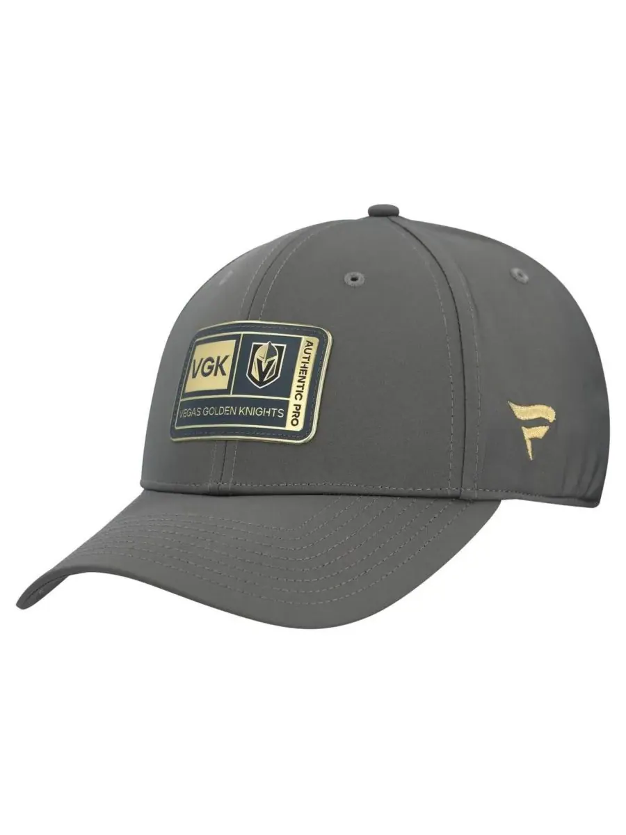 Fanatics Мужская серая бейсболка Vegas Golden Knights Authentic Pro Training Camp Flex Hat