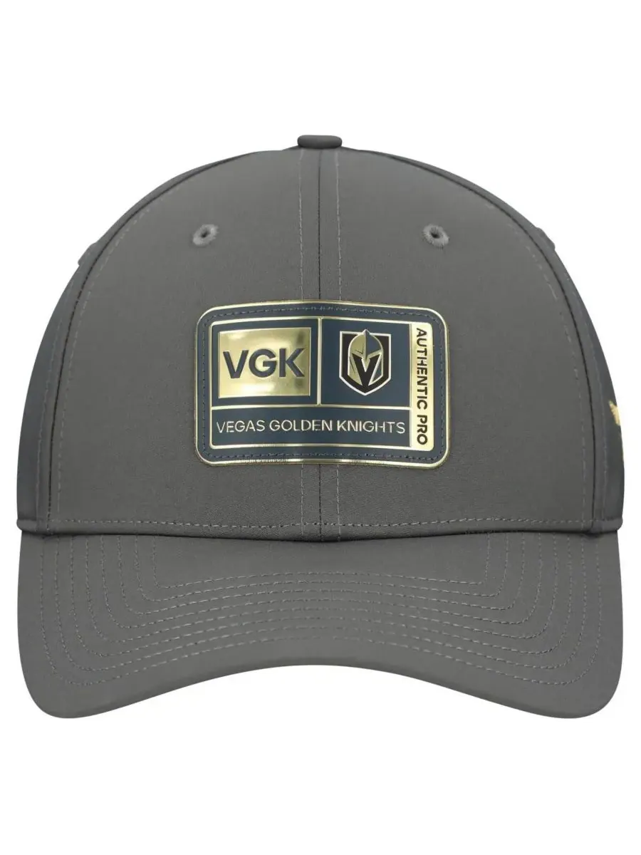 Fanatics Мужская серая бейсболка Vegas Golden Knights Authentic Pro Training Camp Flex Hat — изображение 2 из 4, серый