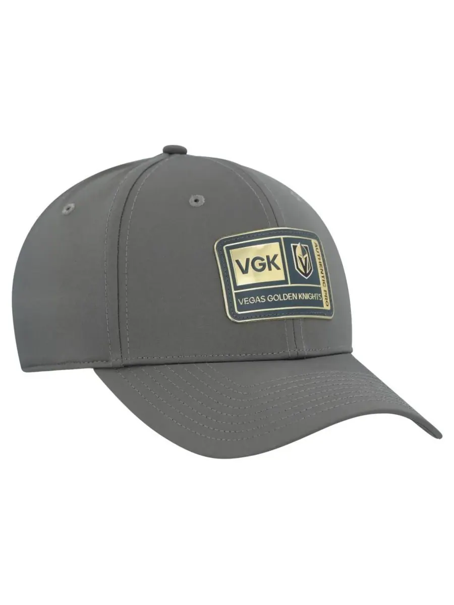 Fanatics Мужская серая бейсболка Vegas Golden Knights Authentic Pro Training Camp Flex Hat — изображение 3 из 4, серый
