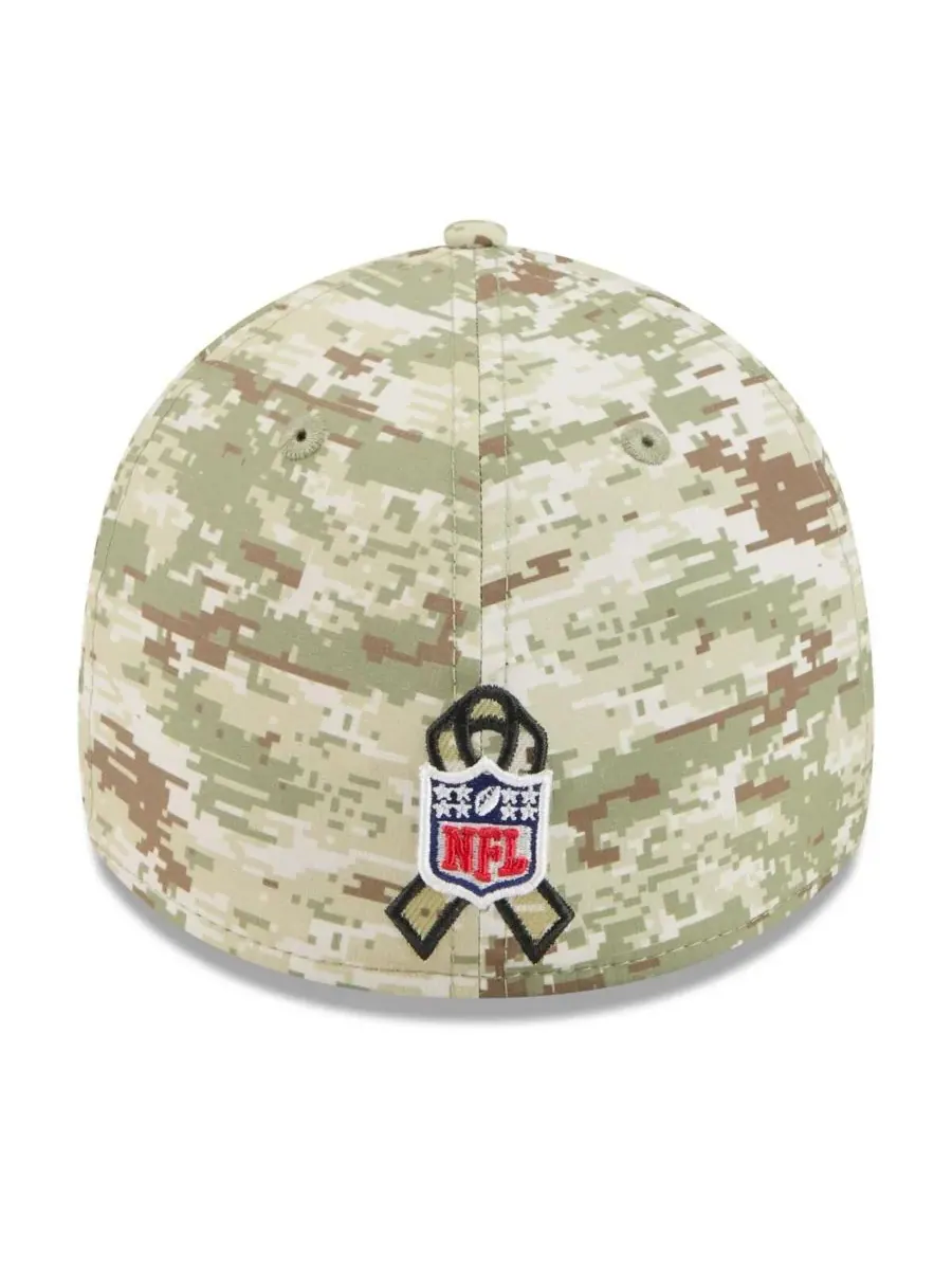 New Era Мужская кепка Camo/Dark Green/Dark Green Kansas City Chiefs 2025 Salute to Service 39THIRTY — изображение 2 из 4