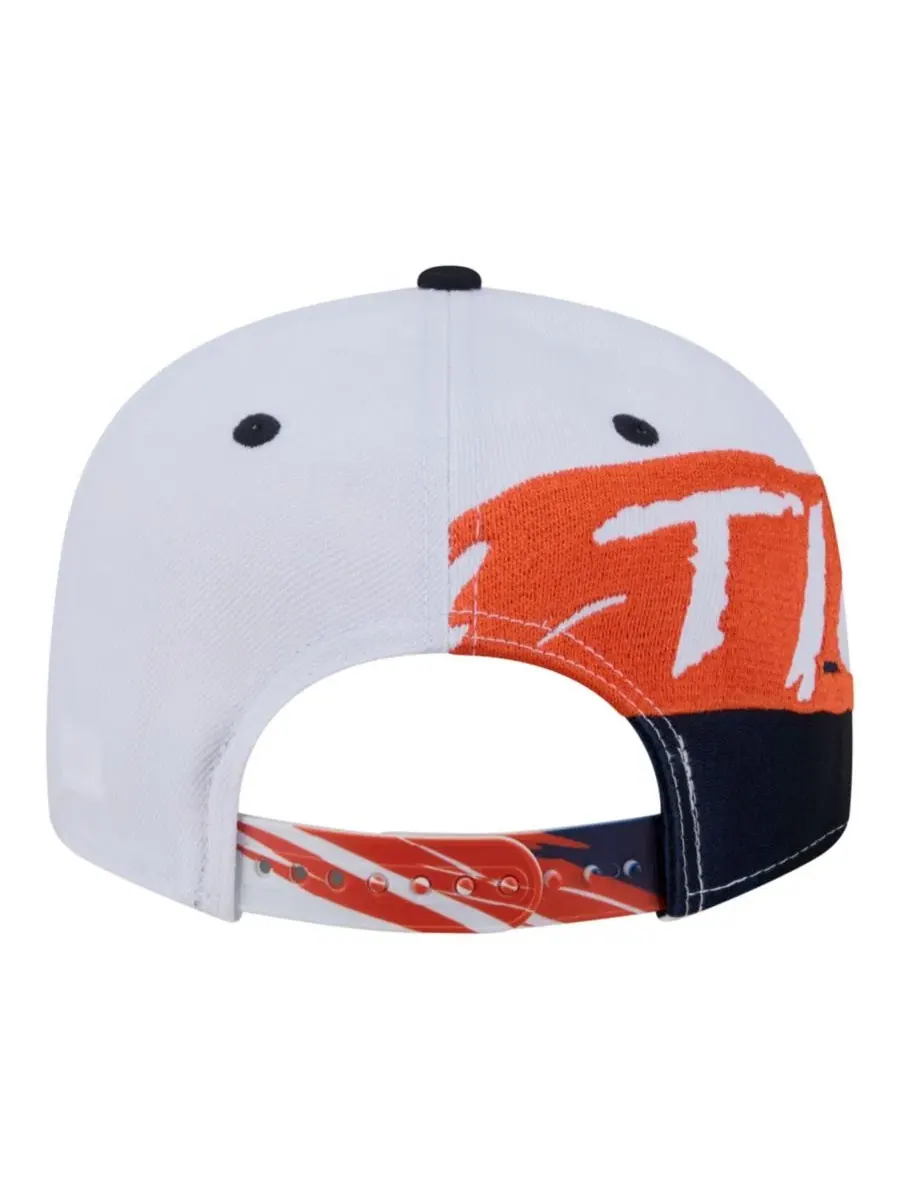 Бейсболка с высокой тульей с вышитым логотипом Detroit Tigers New Era — изображение 3 из 5, белый темно-синий