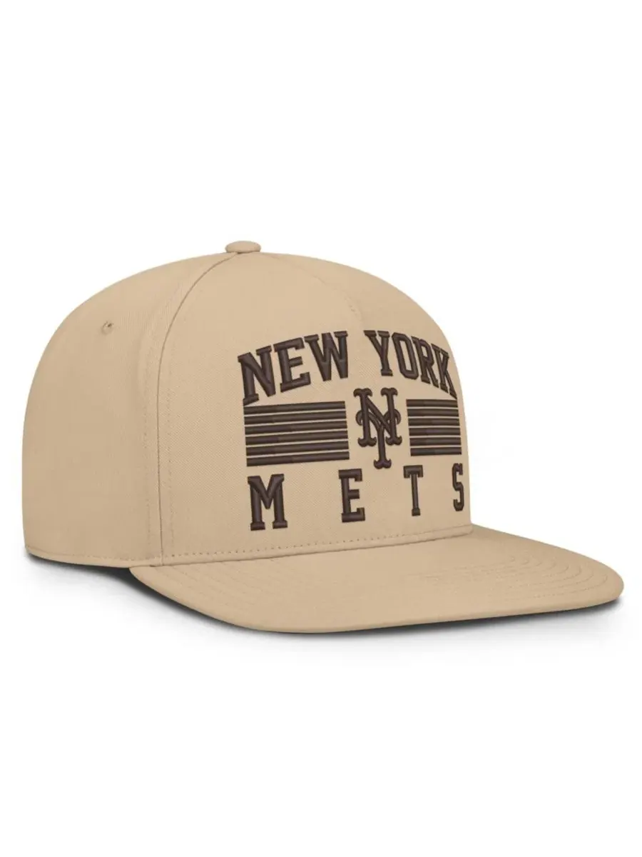 Бейсболка с высокой тульей и плоским козырьком New York Mets Desert Pro AeroBill Dri-FIT Nike — изображение 3 из 5, хаки