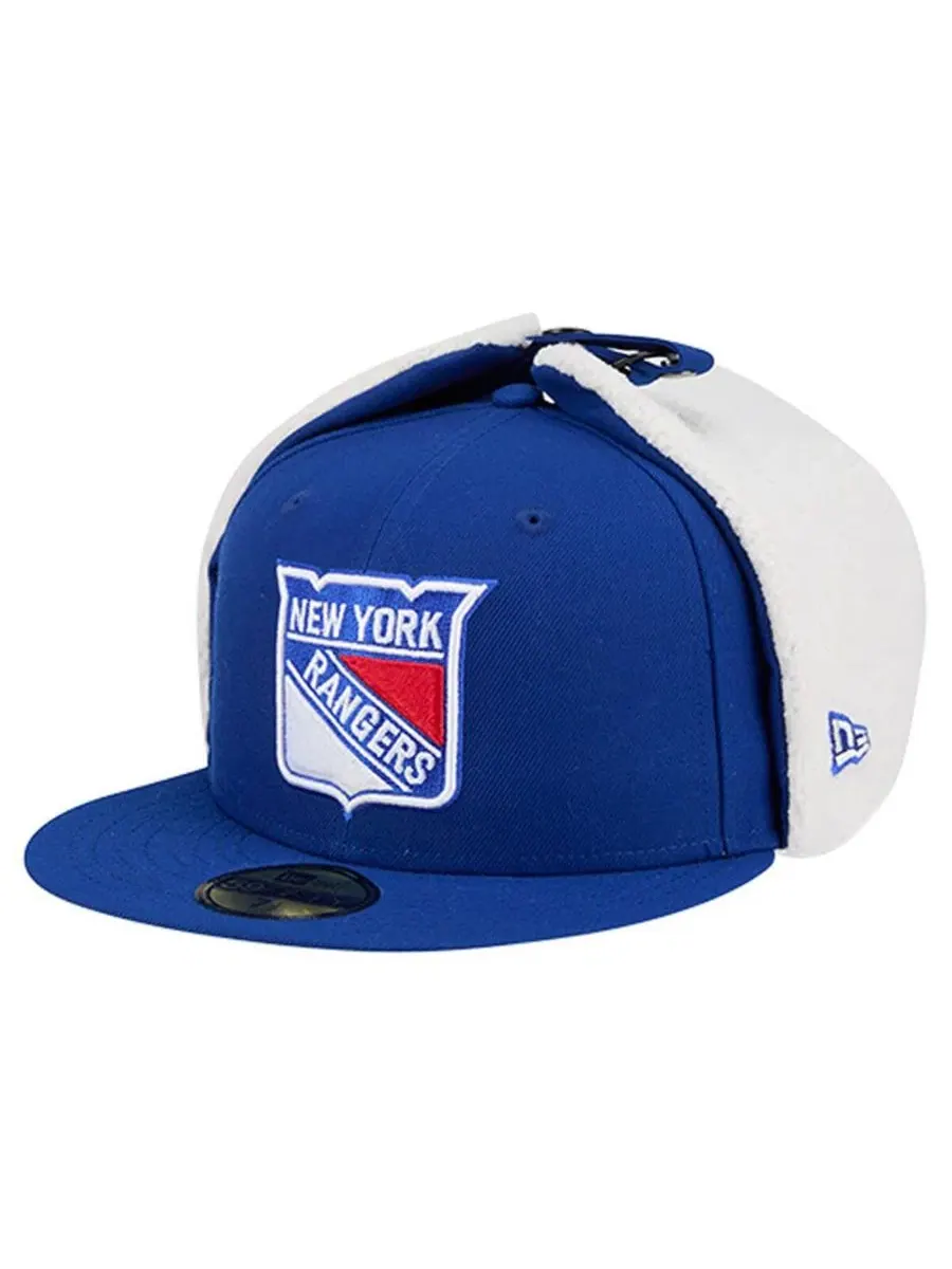 Кепка 59FIFTY с ушками и флисовой подкладкой, New York Rangers New Era