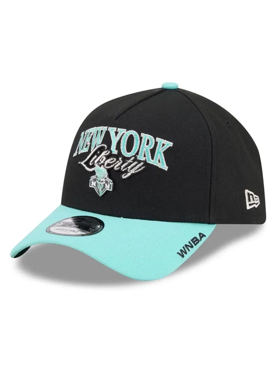 Кепка WNBA Tip-Off 2026 Metal Badge A-Frame 9FORTY New Era — изображение 4 из 5, черный