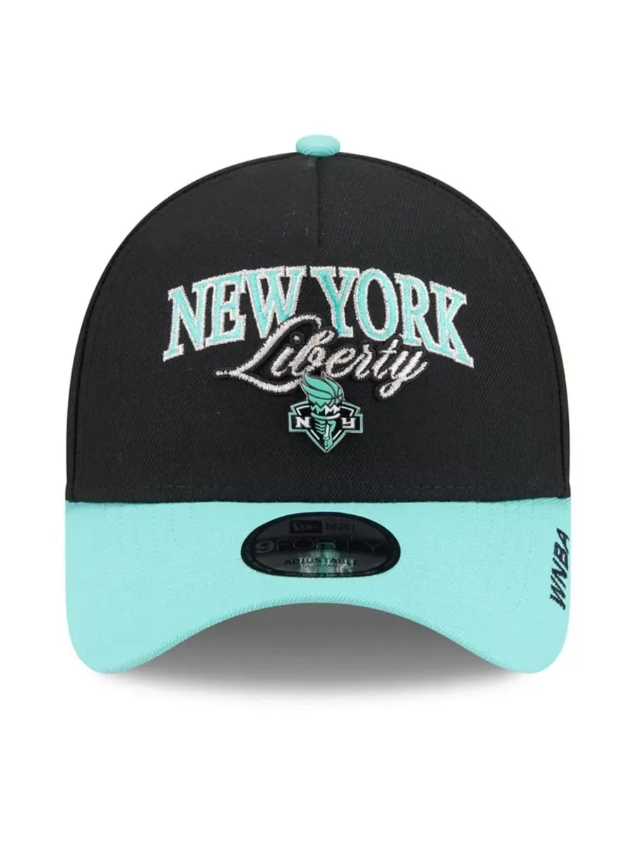 Кепка WNBA Tip-Off 2026 Metal Badge A-Frame 9FORTY New Era — изображение 5 из 5, черный