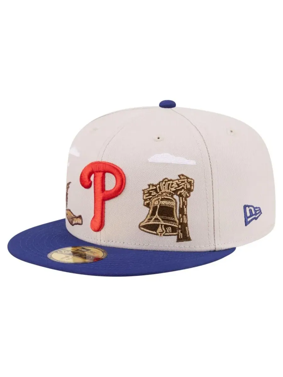 Кепка с высокой тульей New Era Philadelphia Phillies City Icon 59FIFTY