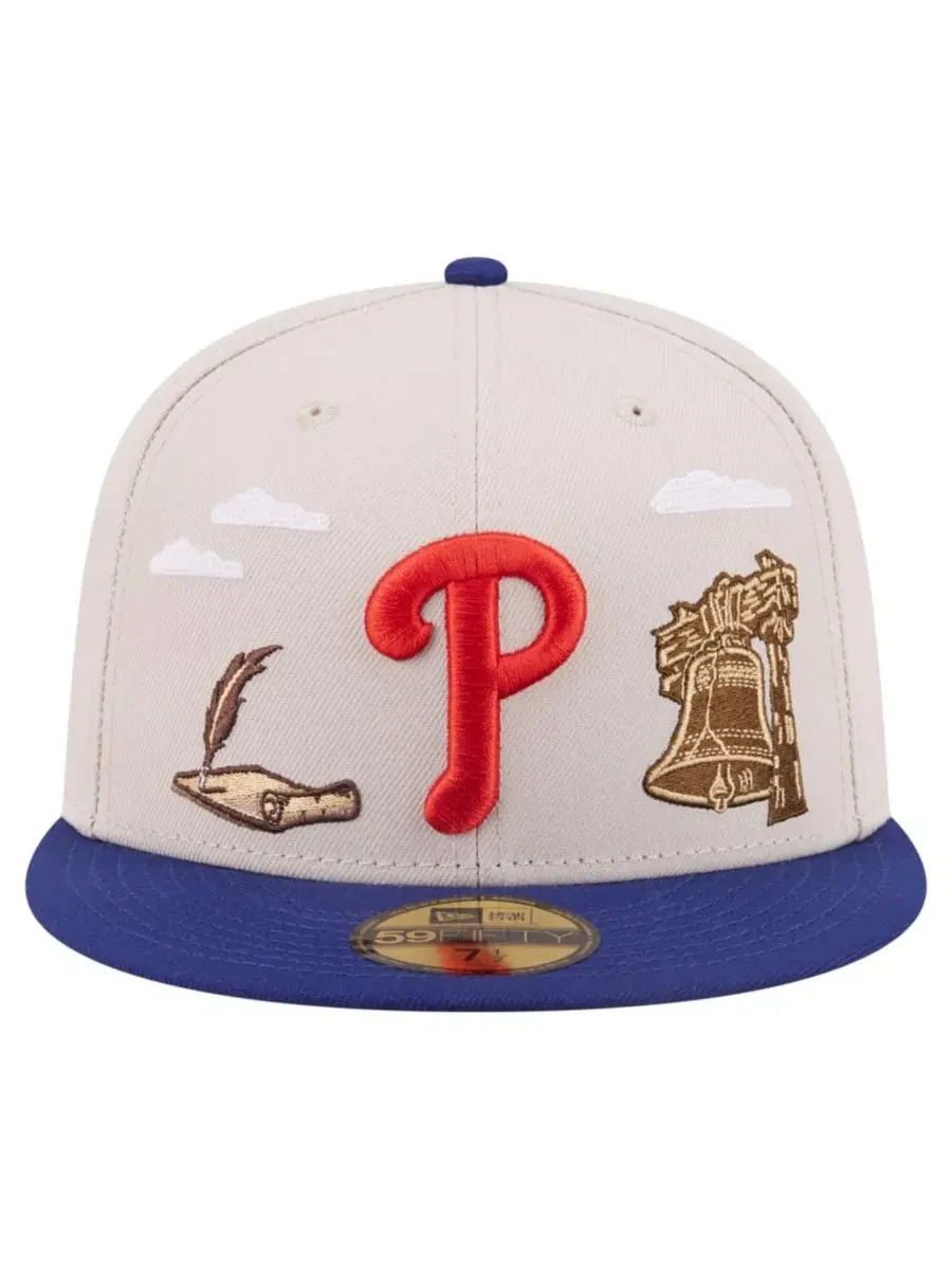 Кепка с высокой тульей New Era Philadelphia Phillies City Icon 59FIFTY — изображение 5 из 5, хаки