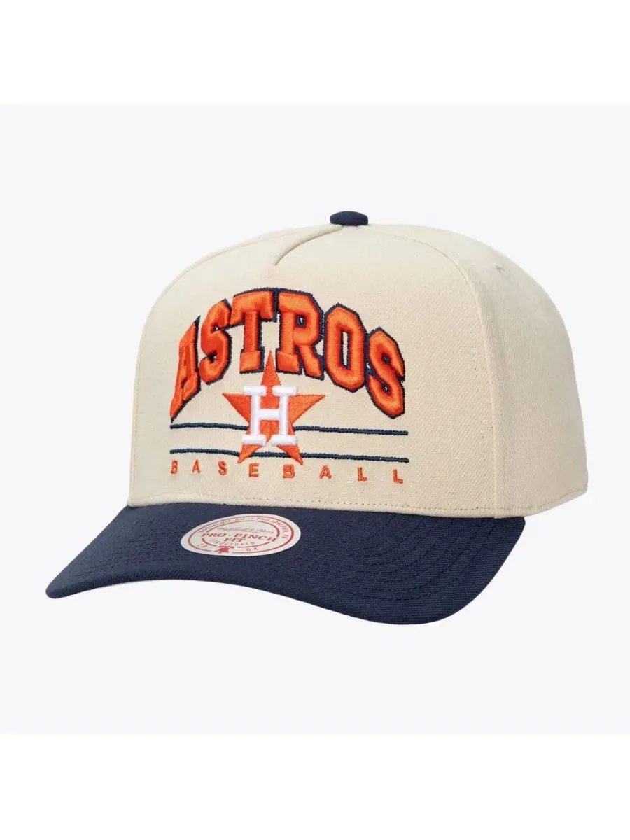 Кепка-снапбек с высокой тульей и вышивкой Retro Arch Pro Houston Astros Mitchell & Ness