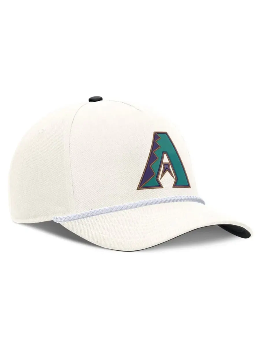 Кепка с принтом Arizona Diamondbacks Cooperstown Rise Nike — изображение 3 из 5, бежевый