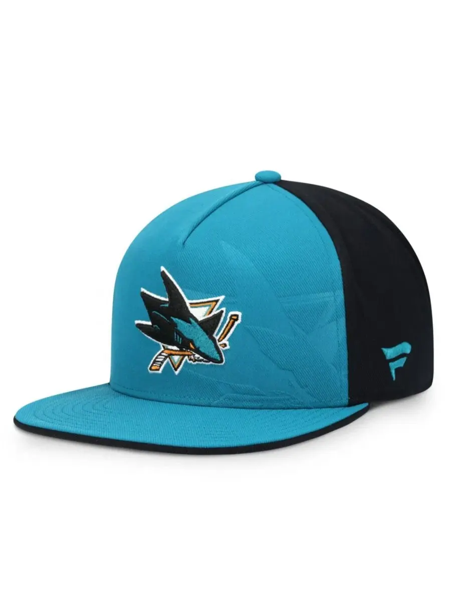 Кепка-снэпбек с вышитым логотипом San Jose Sharks Fanatics