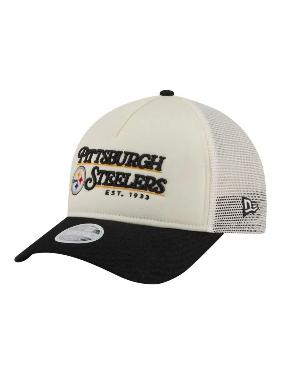 Кепка с эмблемой Pittsburgh Steelers Retro A-Frame 9FORTY New Era