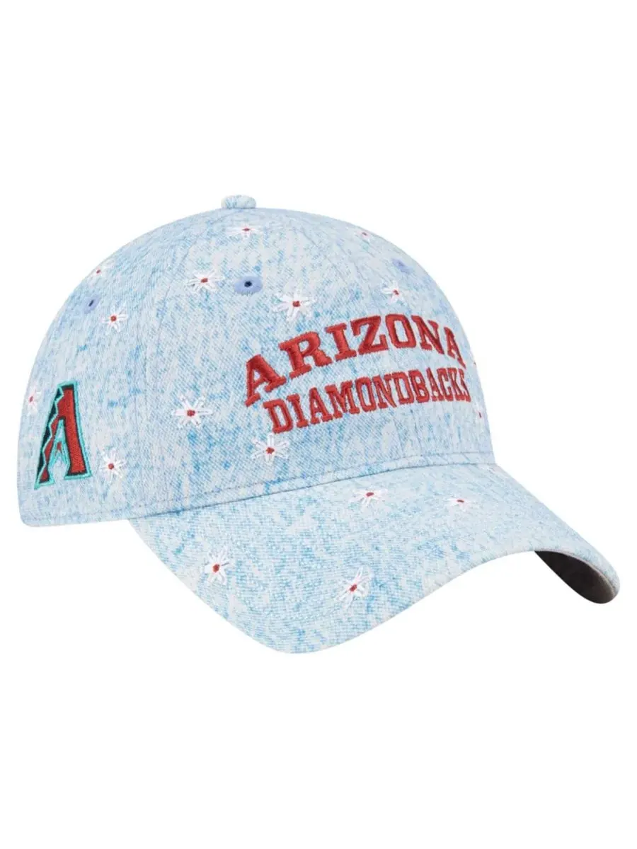 Кепка с вышивкой ромашек Arizona Diamondbacks Daisy All Over 9TWENTY New Era