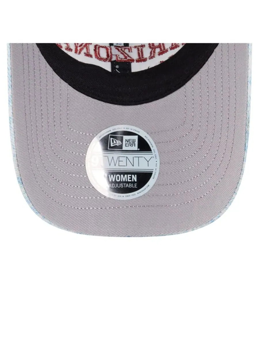 Кепка с вышивкой ромашек Arizona Diamondbacks Daisy All Over 9TWENTY New Era — изображение 2 из 5, светлый синий
