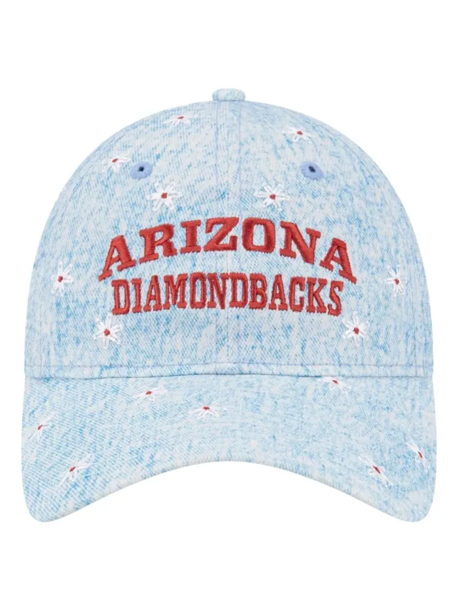 Кепка с вышивкой ромашек Arizona Diamondbacks Daisy All Over 9TWENTY New Era — изображение 5 из 5, светлый синий