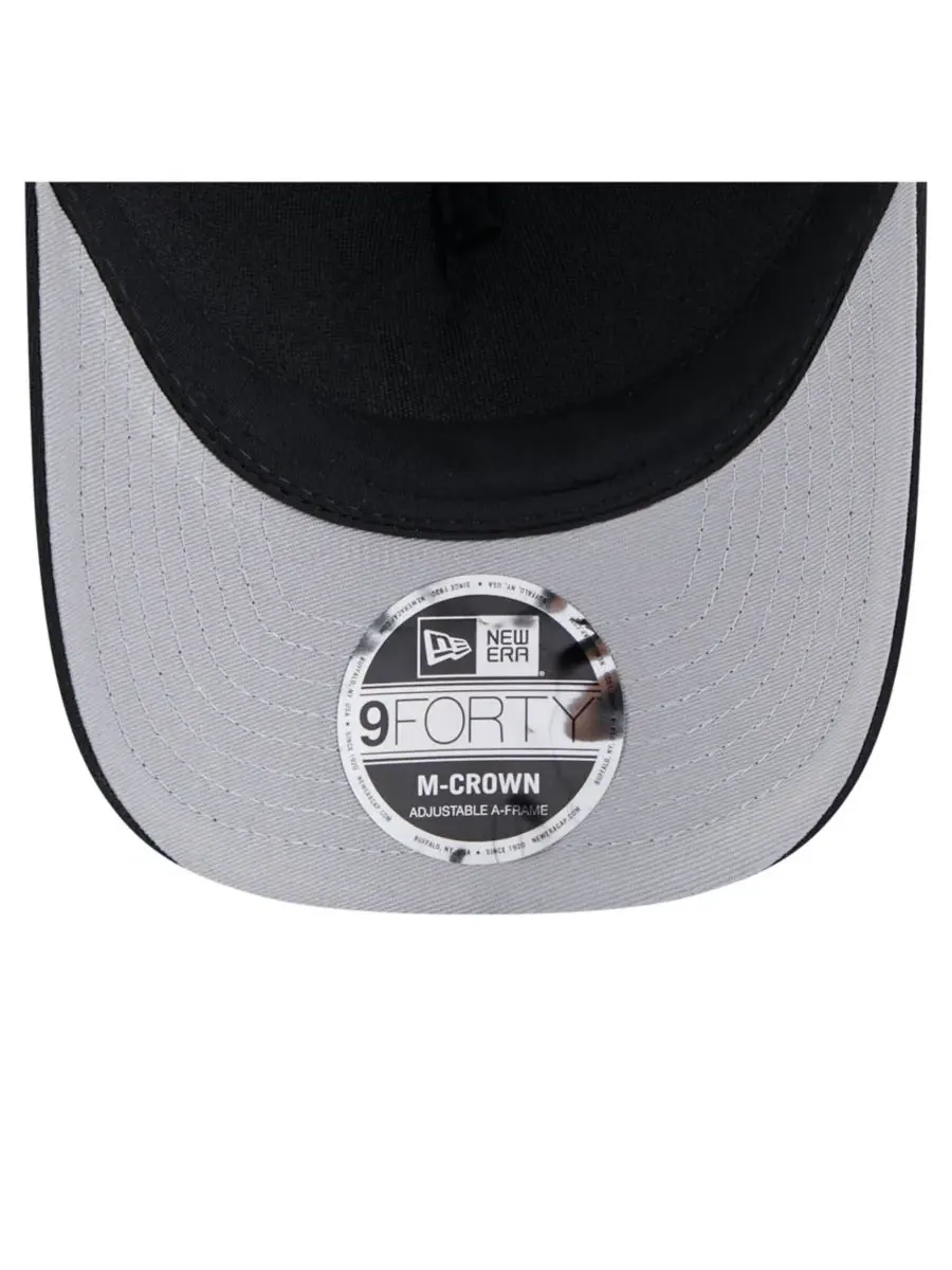New Era Мужская черная кепка-тракер Atlanta Braves Gradient 9FORTY A-Frame M-Crown с регулируемым — изображение 2 из 5