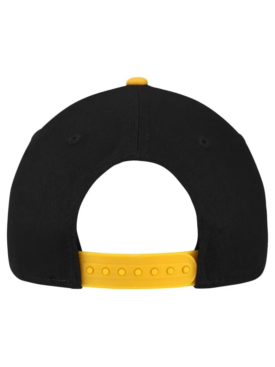 Кепка Pittsburgh Steelers с вышивкой, модель Arch COOLERA 9FORTY A-Frame New Era — изображение 2 из 4, черный золотистый