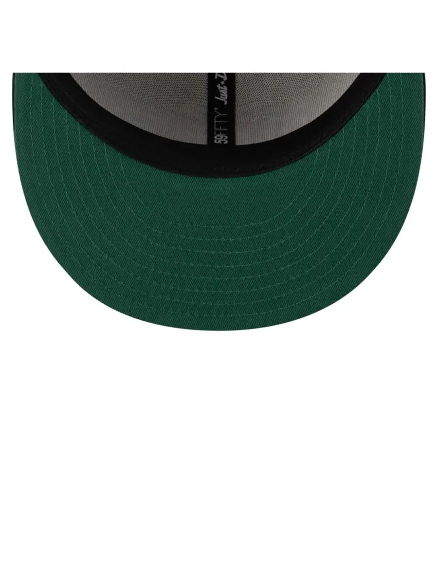 New Era Мужская бейсболка Just Don светло-бежевого/черного цвета с символикой Florida Marlins — изображение 5 из 5