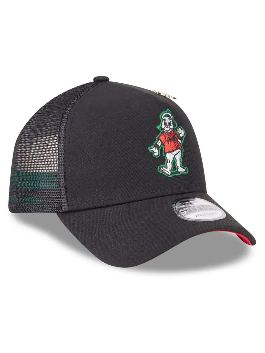 New Era Мужская черная регулируемая кепка-тракер San Francisco Giants 2025 Big League Chew A-Frame — изображение 2 из 4