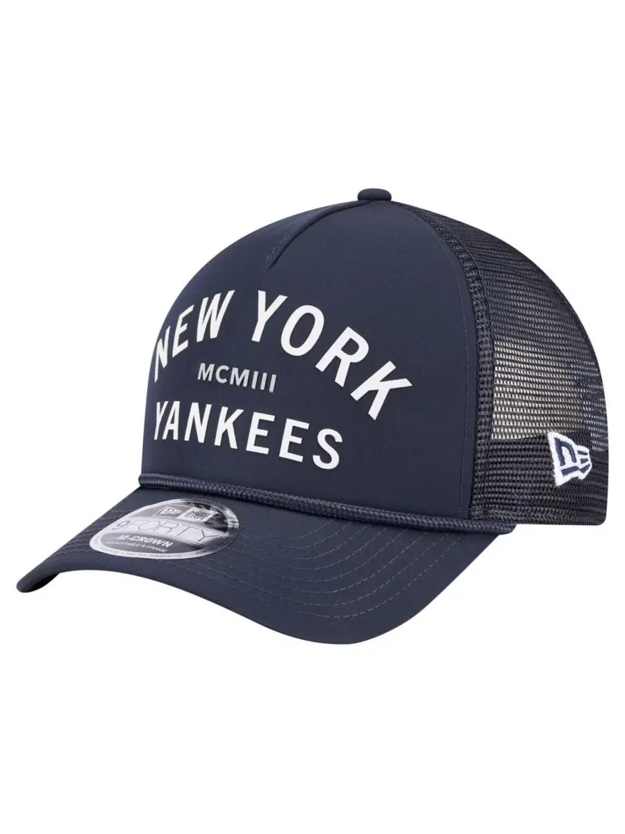 New Era Мужская кепка New York Yankees Minimalist 9FORTY A-Frame с регулируемой высотой