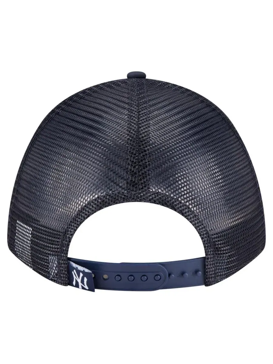New Era Мужская кепка New York Yankees Minimalist 9FORTY A-Frame с регулируемой высотой — изображение 4 из 4, темно-синий